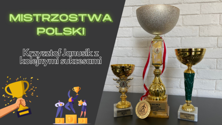 Sukces Krzysztofa Janusika – Mistrz Polski w Nordic Walking dla niewidomych i słabowidzących w Janikowie