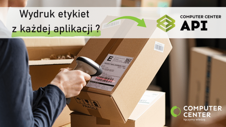 Wydruk etykiet z aplikacji korzystającej z CC API